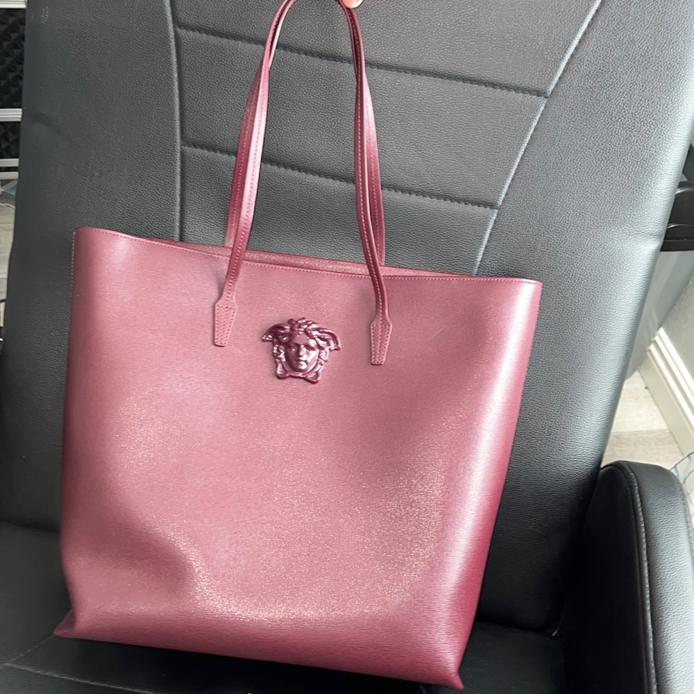 Versace medusa large tote with pouch